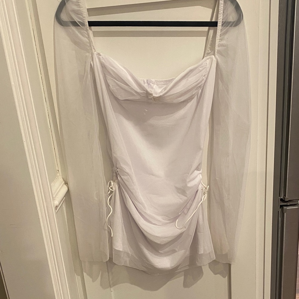 Source Unknown White Mini Dress